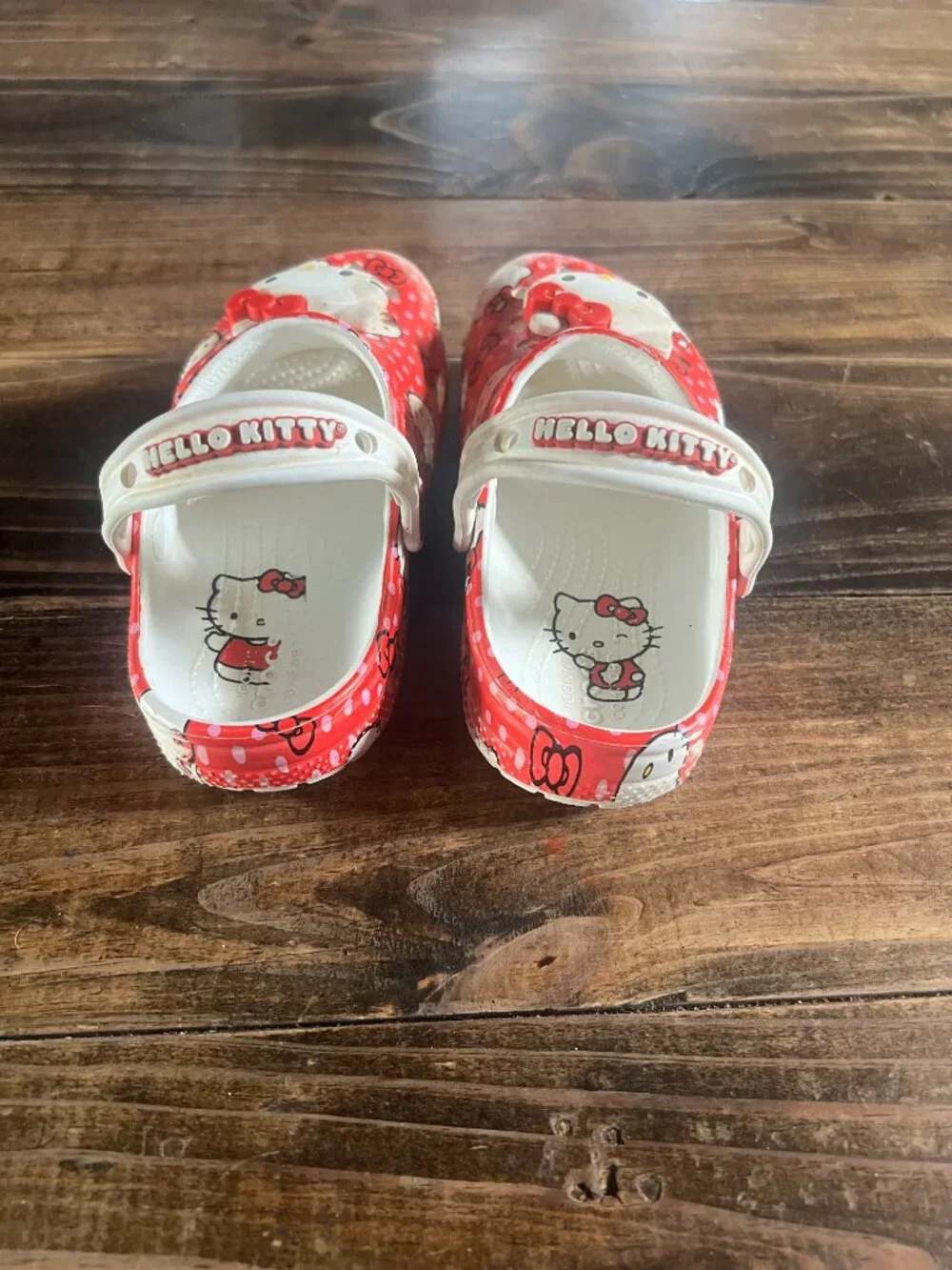 Size 13 Crocs Hello Kitty!